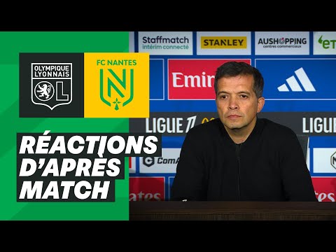 🎥🎙️ [J14] Olympique Lyonnais - FC Nantes : la réaction de Luis Castro