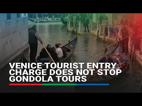 Venice tourist entry charge does not stop gondola tours