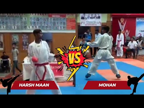 Harsh(Sonipat) Vs Mohan (Faridabad)😱😱| School state karate championship 🥋 | #karate #viral