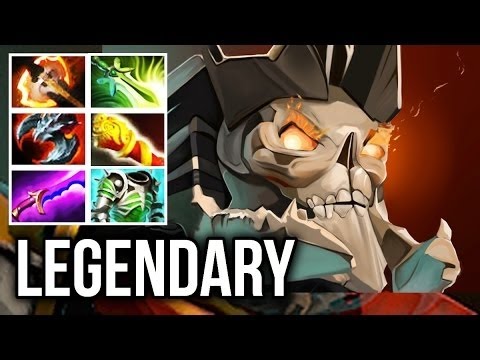 The Legendary Build Wraith King   Battle Fury and Butterfly Gameplay by Draskyl Dota 2
