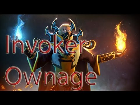 [Dota2 Invoker Ultrakill] The Power of Invokation! #EzPz teamfight