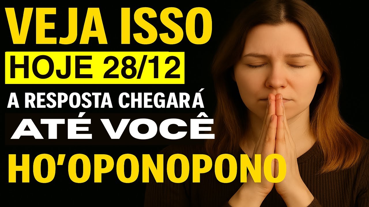 HO'OPONOPONO - PEDIU UM SINAL? OUÇA ISSO HOJE, A RESPOSTA CHEGARÁ EM 1 HORA