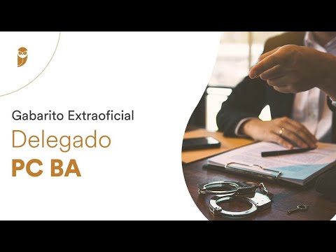 Gabarito Extraoficial - Delegado PC BA