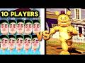 FAST Fredbear Vs 10 People Was NOT A GOOD IDEA.. 😭💔