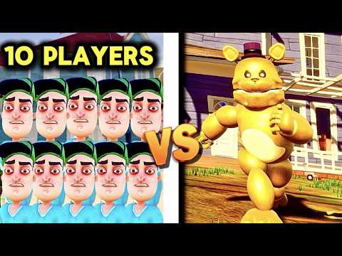 FAST Fredbear Vs 10 People Was NOT A GOOD IDEA.. 😭💔
