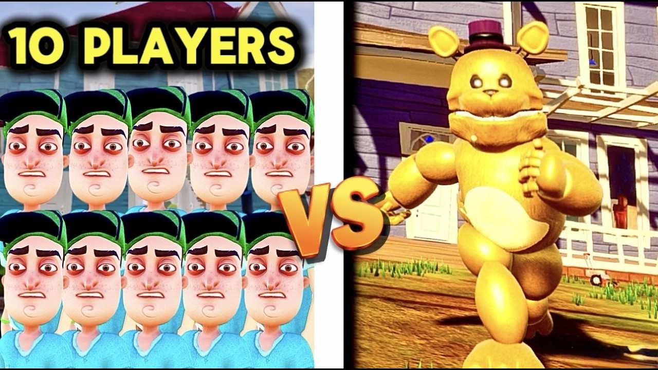 FAST Fredbear Vs 10 People Was NOT A GOOD IDEA.. 😭💔