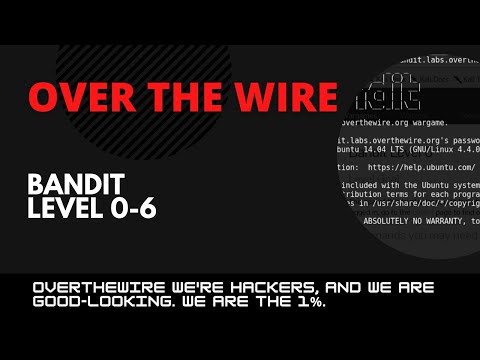 OverTheWire Bandit Walkthrough | Level 1 - 6