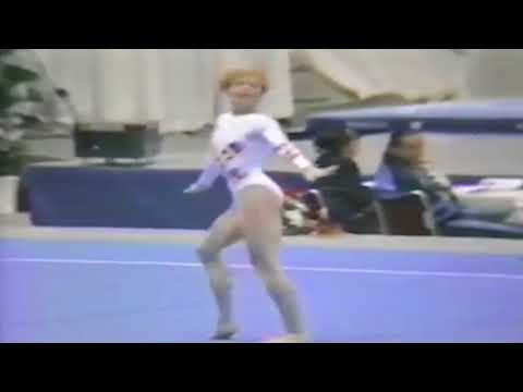 HD 104 2nd TO USA Amanda Borden FX 1994 Dourtman World Championships 9 812