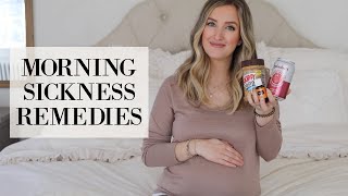 BEST NATURAL REMEDIES FOR MORNING SICKNESS | Surviving the 1st Trimester | Becca Bristow