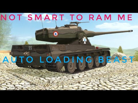 Wot Blitz- AMX 50B VETERAN (Not Smart to ram me)