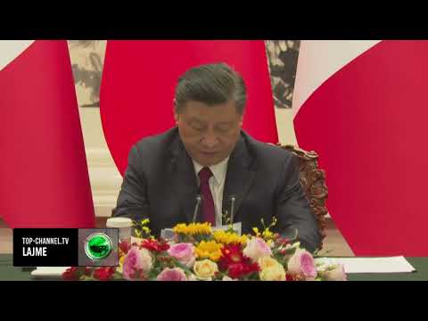 Top Channel/ Macron-Xi Jinping-Von der Leyen takim trepalësh, fokus i diskutimeve paqja në botë