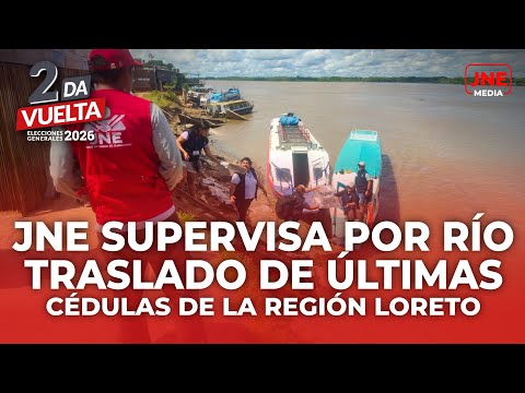 #ENVIVO JNE fiscaliza por río traslado de últimos votos desde Loreto | Segunda Vuelta | 12 de junio