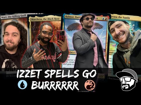 Balmor vs Marchesa vs Mari vs Tuvasa | Magic the Gathering Commander MTG EDH Gameplay