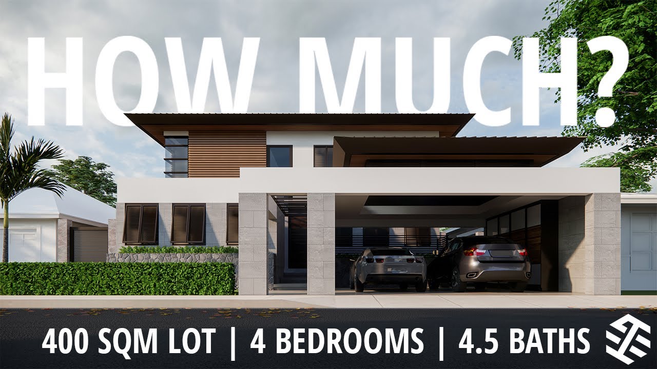 400SQM | 4 BEDROOM MODERN FILIPINO HOUSE DESIGN | VIDEO TOUR