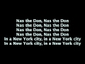 Nas - The Don (Lyrics On Screen) [Life Is Good]