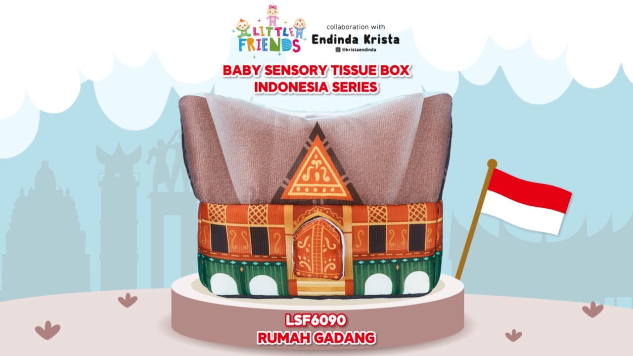 Sensory Tissue Box Rumah Gadang LFS6090