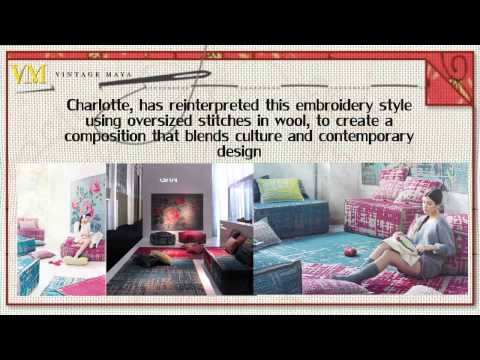 Cross-stitch Crossover From Craft To Furniture