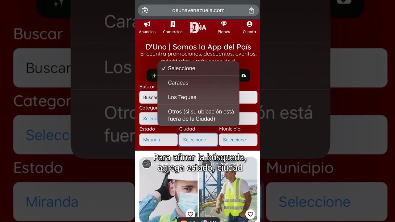 Cómo buscar Anuncios