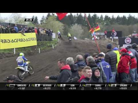 MXGP of Europe Antonio Cairoli passes Ken De Dycker #Motocross