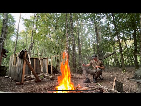 #3 LEŚNA WYPRAWA | KOŚCI W OBOZOWISKU.      WILKI?! #biwak #bushcraft