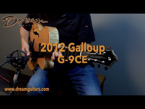 2012 Galloup G-9CE 17″ Archtop, Hard Maple/Sitka Spruce image 26