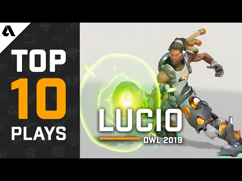 TOP 10 Best Lucio Plays - Overwatch League Season 2