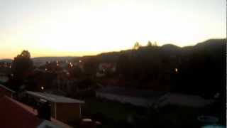 preview picture of video 'Quadcopter Night Fly Mjøndalen Norway.'