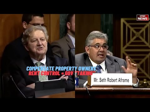 Q: compensation for property owners since rent control could be considered a government 'taking'?