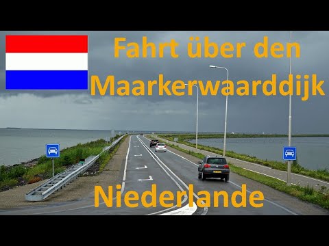von Lelystad nach Enkhuizen über den Maarkerwaarddijk (NL)