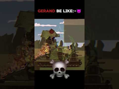 Gerand's kv 44 build different 💀☠️He is a army 😈☠️😈♾️🔥 #gerand #kv44 #shorts