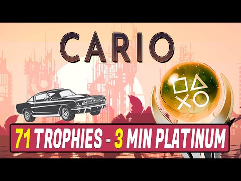 New Easy Platinum Game with 71 Trophies | Cario Quick Trophy Guide - PS4, PS5
