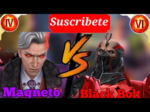 Marvel Future Fight: Magneto Vs Black Bolt quien es el mas fuerte?