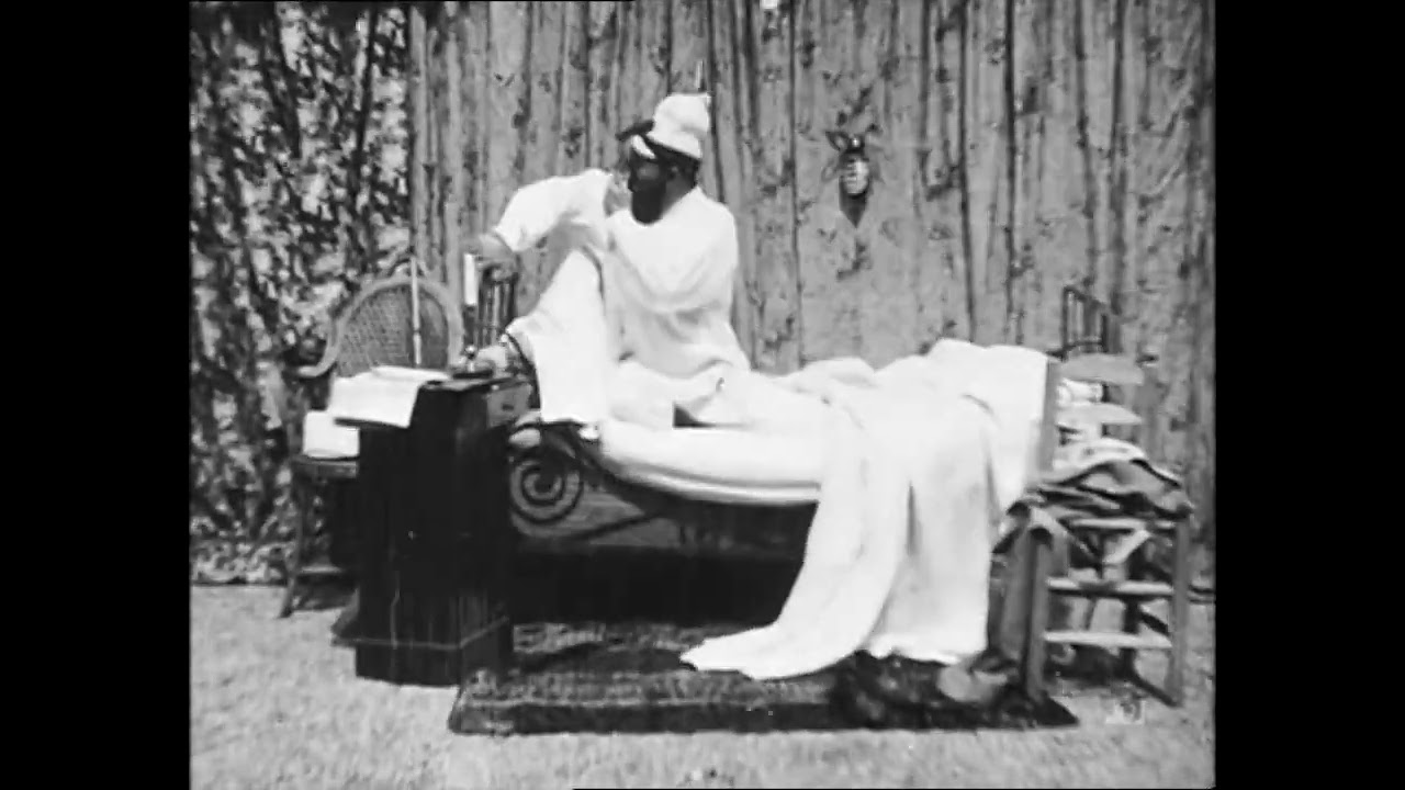 Une nuit terrible (1896) A Terrible Night (Méliès)