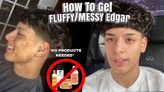 HOW TO GET MESSY/FLUFFY HAIR TUTORIAL | No Products Needed! “Marvin Cut”