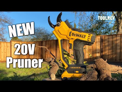 NEW DeWalt 20V Cordless Pruner Review