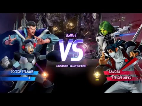 MARVEL VS. CAPCOM: INFINITE Doctor Strange,X Gameplay In Arcade Mode