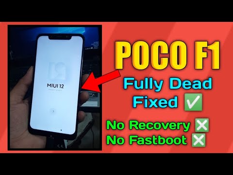 [ POCO F1 ] How to Fixed Hardbrick Xiaomi Device's | Not Booting Recovery & Fastboot Mode 🔥