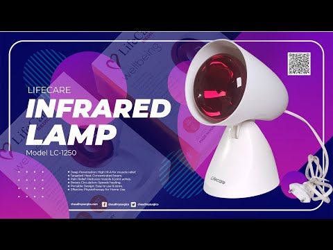 Lifecare Infrared Lamp for physiotherapy use and Muscle Pain LC-1250