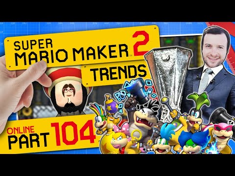 SUPER MARIO MAKER 2 ONLINE 👷 #104: Mrs. Slana's Super World and Koopalings Battle Tournament & Bo...