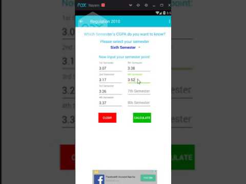 CGPA Calculator - BTEB Video