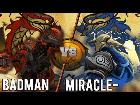 9k Miracle- [Sven] vs 8k Badman [Chaos Knight] - LET'S FIGHT !! [Dota 2]