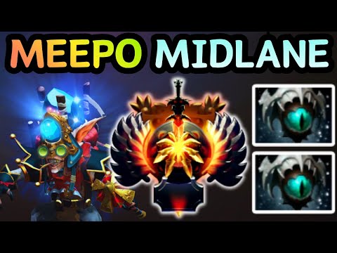 🔥 MEEPO MID ONE PLAYER, FIVE THREATS | DOTA 2 GAMEPLAY 🔥