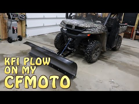 KFI PLOW installation on my CFMOTO