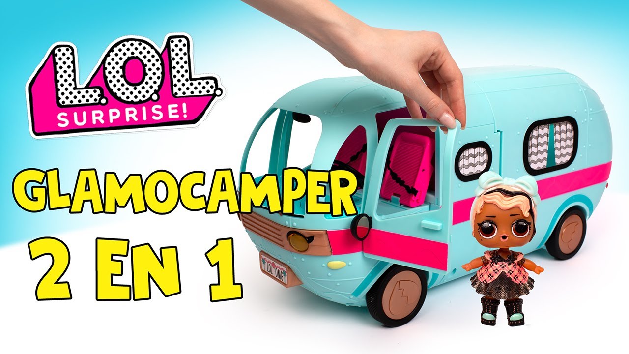 L.O.L. Sorpresa 2 en 1 Glamper con muñeca exclusiva! 🚙