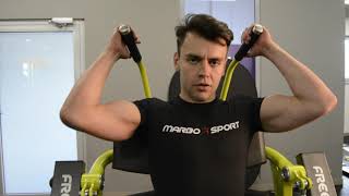 Maszyna na wolny ciężar na mięśnie brzucha MF-U015 - Marbo Sport