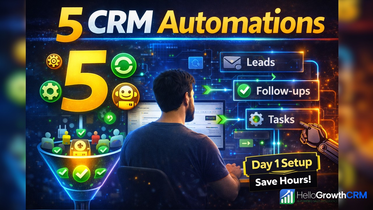 5 CRM Automations Every Startup Founder Should Set Up on Day 1
