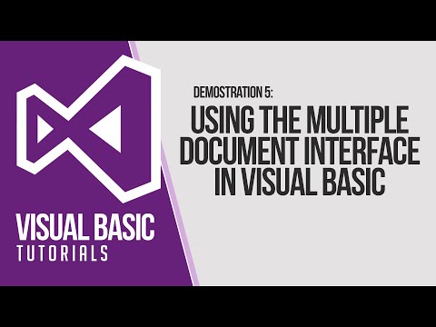 Vb Tutorials Using Mdi Container In Visual Basic Net