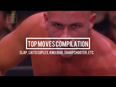 Daniel Garcia ~ Top Moves Compilation (Saito Suplex, Sharpshooter, Face Wash Kick, etc)