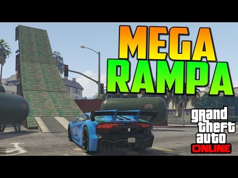 MEGA RAMPA + FINAL EPICO!! MENOS MAL! - Gameplay GTA 5 Online Funny Moments (Carrera GTA V PS4)