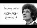LA CANZONE DEL SOLE ✔ LUCIO BATTISTI-CON TESTO🎤(with lyrics) ♫♫ [1971]